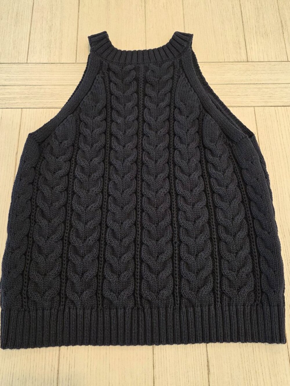 A New Day Cable Knit Sweater Vest | Charcoal Gray | Size XL | Great Condition